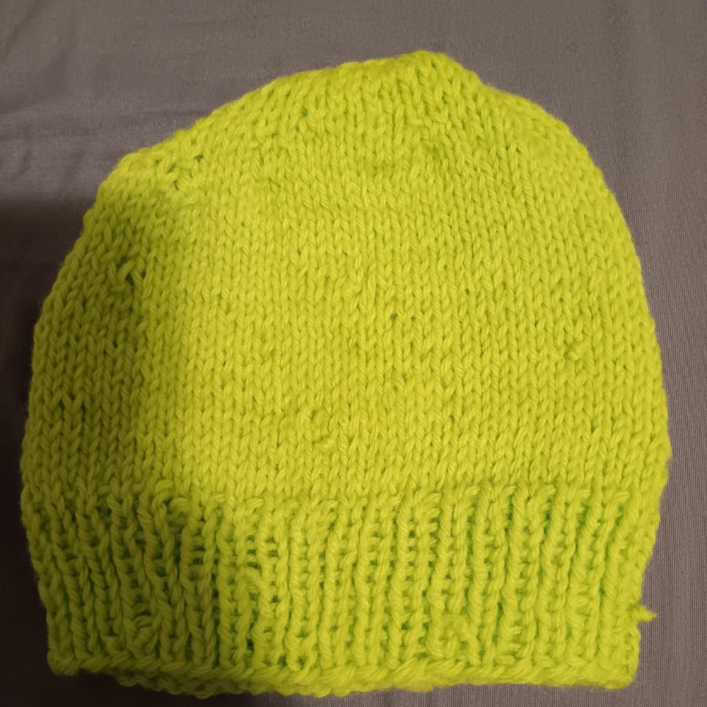 Lime Green Beanie